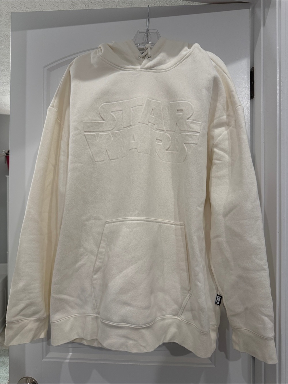 Star Wars Embossed Logo Cream Hoodie